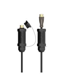 Cable HDMI con Armadura 2.1 AOC 8K Aisens A153-0611/ HDMI Macho - HDMI Macho/ 20m/ Negro