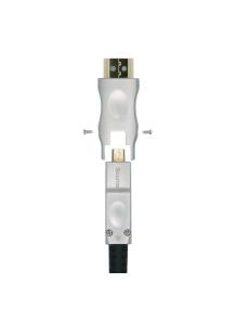 Cable HDMI 2.0 AOC 4K Desmontable Aisens A148-0513/ HDMI Macho / D Macho - HDMI Macho/ 40m/ Negro