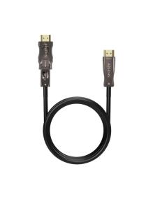 Cable HDMI 2.1 AOC 8K Desmontable Aisens A153-0646/ HDMI Macho / D Macho - HDMI Macho/ 30m/ Negro