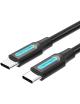 Cable USB 2.0 Tipo-C Vention COSBI/ USB Tipo-C Macho - USB Tipo-C Macho/ Hasta 60W/ 480Mbps/ 3m/ Negro