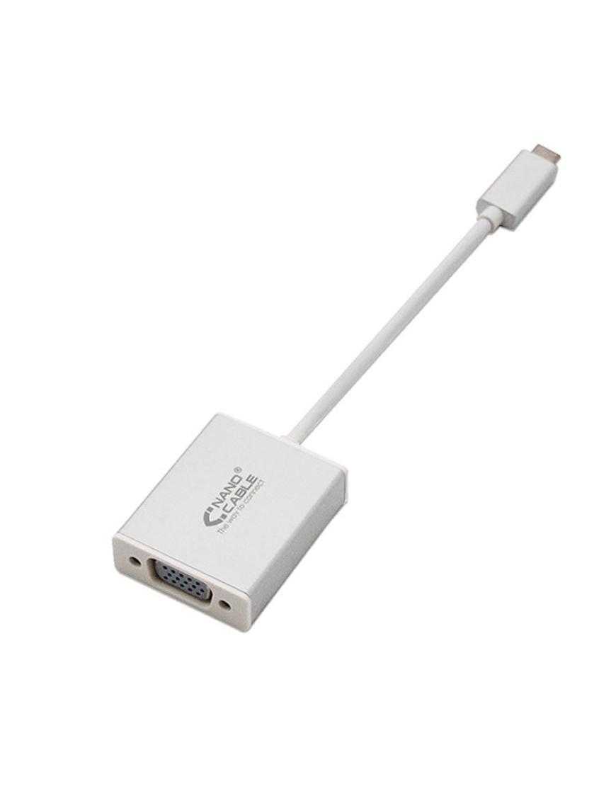 Cable Conversor Nanocable 10.16.4101/ USB Tipo-C Macho - VGA Hembra