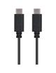 Cable USB 2.0 Tipo-C Nanocable 10.01.2301/ USB Tipo-C Macho - USB Tipo-C Macho/ 1m/ Negro