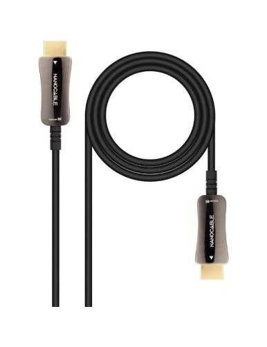 Cable HDMI 2.1 AOC 8K Nanocable 10.15.2120/ HDMI Macho - HDMI Macho/ 20m/ Negro