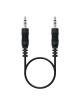 Cable Estéreo Nanocable 10.24.0120/ Jack 3.5 Macho - Jack 3.5 Macho/ 20m/ Negro