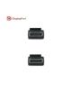 Cable DisplayPort 1.4 8K Nanocable 10.15.2501-L150/ DisplayPort Macho - DisplayPort Macho/ 1.5m/ Certificado/ Negro