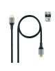 Cable HDMI 2.1 8K Nanocable 10.15.8101-L150/ HDMI Macho - HDMI Macho/ 1.5m/ Certificado/ Negro