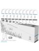 Pack 10 Cables Lightning Tech One Tech Basik TEC2952/ USB Macho - Lightning Macho/ 1m/ Blanco