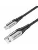 Cable USB 2.0 Vention COAHH/ microUSB Macho - USB Macho/ Hasta 60W/ 480Mbps/ 2m/ Gris