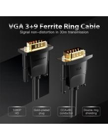 Cable VGA Vention DADBL/ VGA Macho - VGA Macho/ 10m/ Negro