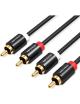 Cable Estéreo Vention VAB-R06-B150/ 2x RCA Macho - 2x RCA Macho/ 1.5m/ Negro