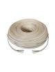 Bobina de Cable de Teléfono Aisens A143-0321 4C/ 100m/ Beige