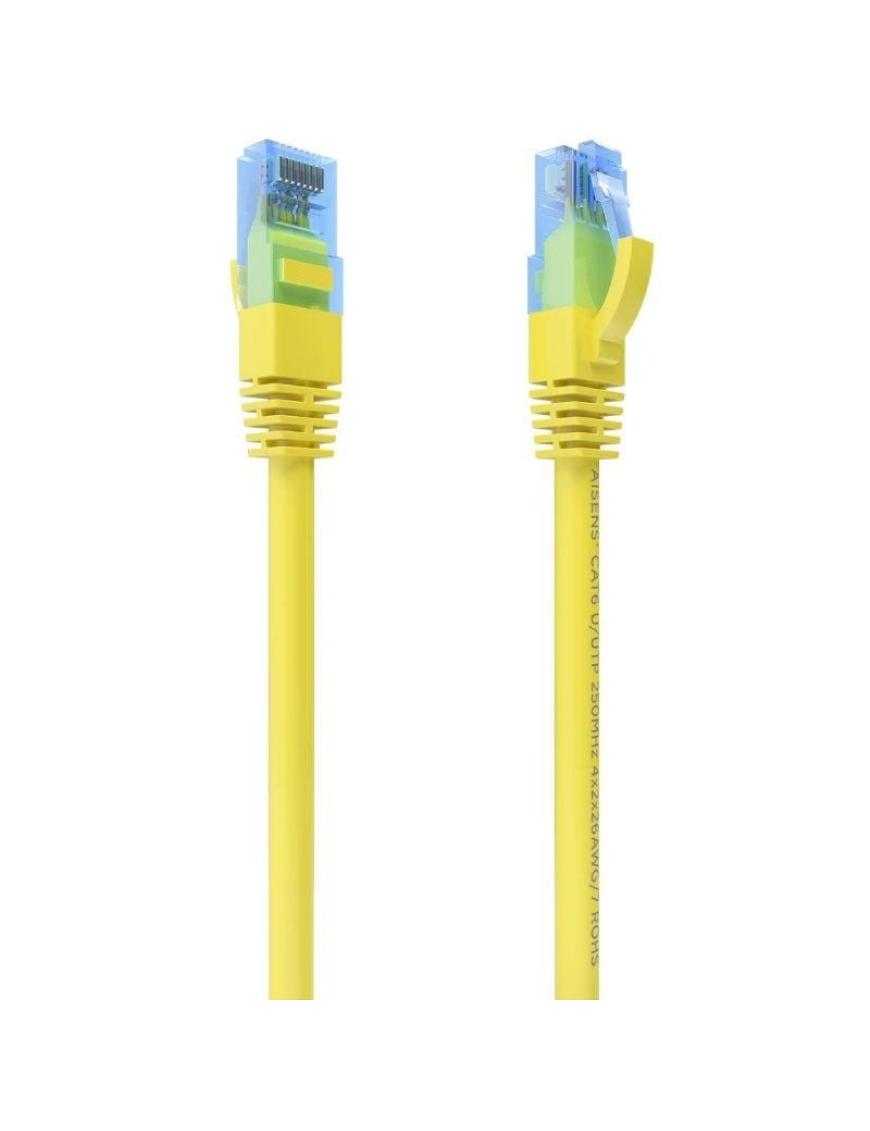 Cable de Red RJ45 AWG26 CCA UTP Aisens A135-0836 Cat.6/ 3m/ Amarillo