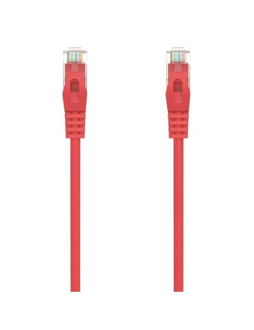 Cable de Red RJ45 AWG24 UTP Aisens A145-0562 Cat.6A/ LSZH/ 3m/ Rojo