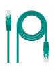 Cable de Red RJ45 UTP Nanocable 10.20.0400-L30 Cat.6/ 30cm/ Verde