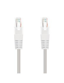 Cable de Red RJ45 UTP Nanocable 10.20.0110-W Cat.5/ 10m/ Blanco