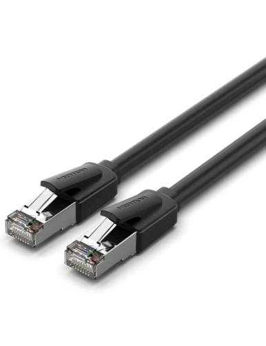 Cable de Red RJ45 SFTP Vention IKKBH Cat.8/ 2m/ Negro