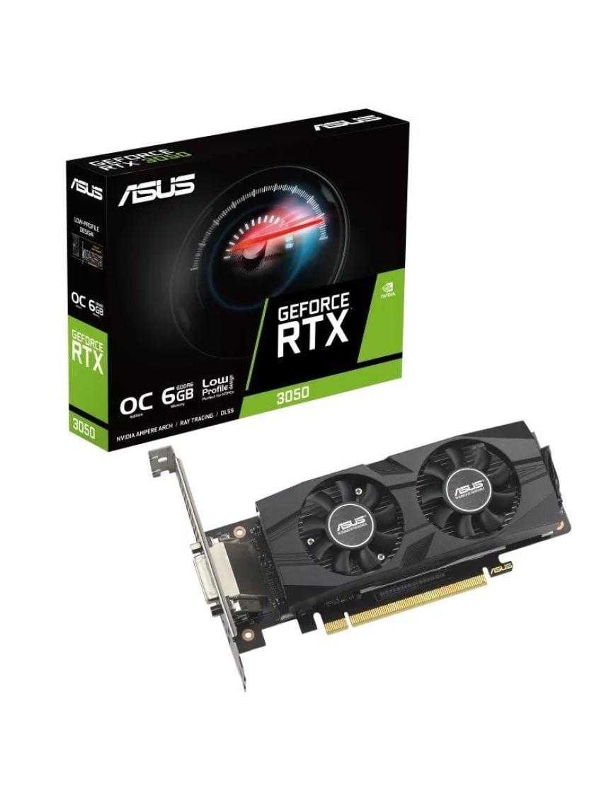 Tarjeta Gráfica Asus GeForce RTX 3050 LP BRK OC Edition/ 6GB GDDR6/ Compatible con Perfil Bajo