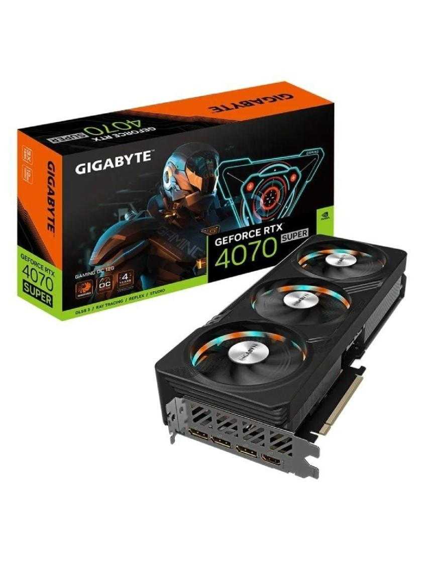 Tarjeta Gráfica Gigabyte GeForce RTX 4070 SUPER GAMING OC/ 12GB GDDR6X