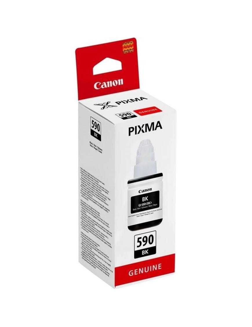 Botella de Tinta Original Canon GI-590/ Negra