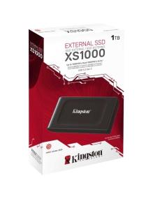 Disco Externo SSD Kingston XS1000 1TB/ USB 3.2/ Negro