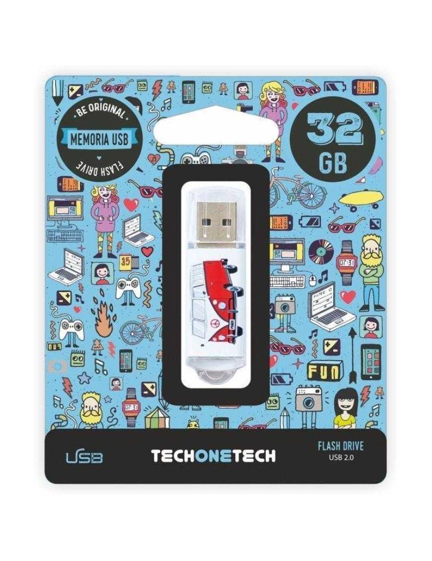 Pendrive 32GB Tech One Tech Camper VAN-VAN USB 2.0