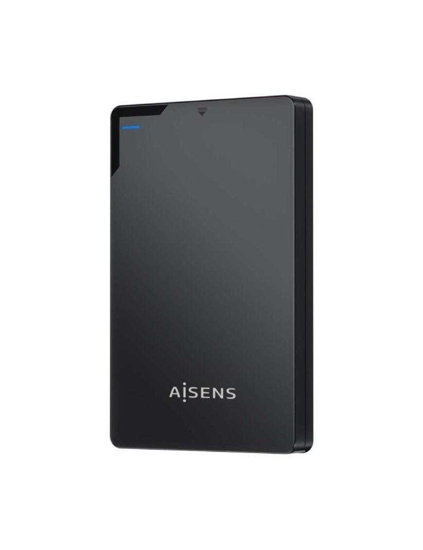 Caja Externa para Disco Duro de 2.5' Aisens ASE-2520B/ USB 3.1/ Sin tornillos