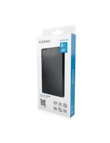 Caja Externa para Disco Duro de 2.5' Aisens ASE-2520B/ USB 3.1/ Sin tornillos