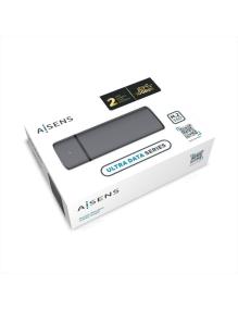 Caja Externa para Disco SSD M.2 SATA/NVMe Aisens ASM2-002G/ USB 3.1/ Sin tornillos