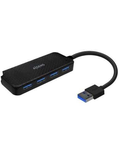 Hub USB 3.0 Aisens A106-0713/ 4xUSB