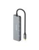 Hub USB Tipo-C Aisens A109-0763/ 2xUSB/ 2xUSB Tipo-C/ Gris