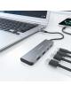 Hub USB Tipo-C Aisens A109-0763/ 2xUSB/ 2xUSB Tipo-C/ Gris