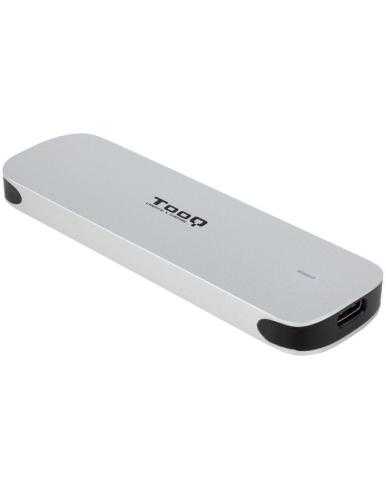 Caja Externa para Disco SSD M.2 TooQ TQE-2202S/ USB 3.1 Gen2/ Sin tornillos