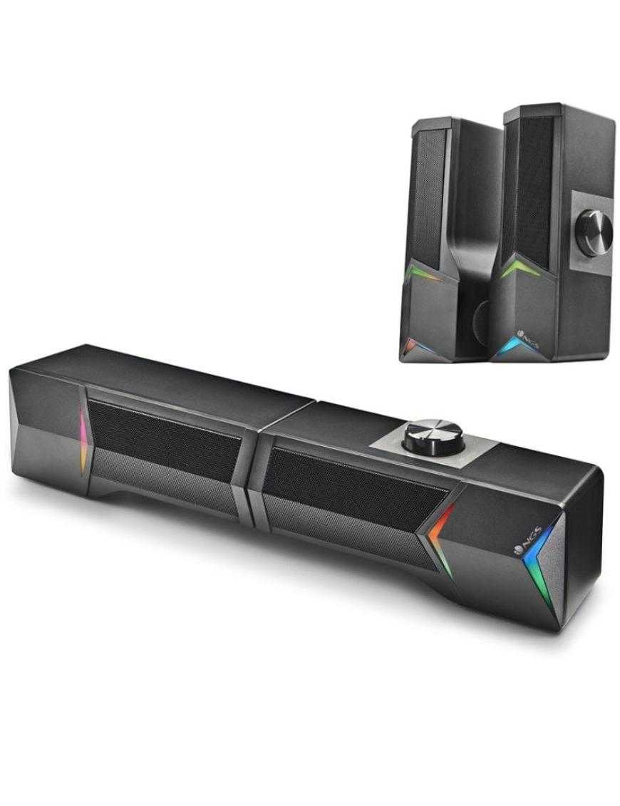 Altavoces - Barra de Sonido con Bluetooth NGS GSX-B1200/ 12W/ 2.0/ Negros