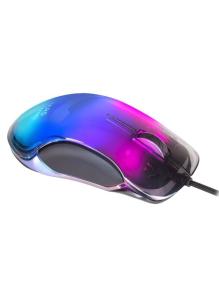 Ratón Gaming Mars Gaming MMGLOW/ Hasta 12800DPI/ Negro