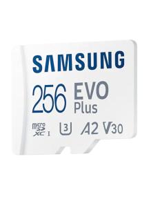 Tarjeta de Memoria Samsung EVO Plus 2023 256GB microSD XC con Adaptador/ Clase 10/ 160MBs