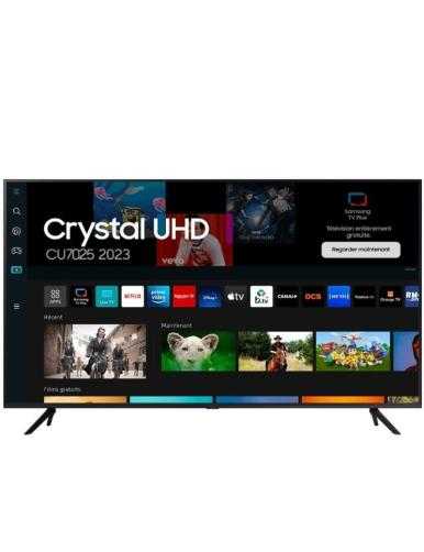 Televisor Samsung Crystal UHD TU43CU7025K 43'/ Ultra HD 4K/ Smart TV/ WiFi