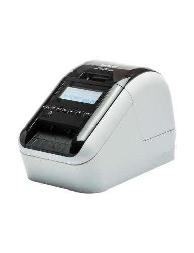 Impresora de Etiquetas Brother QL-820NWBC/ Térmica/ Ancho etiqueta 62mm/ USB-Bluetooth-WiFi-Ethernet/ Blanca y Negra