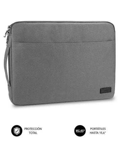 Funda Subblim Urban Laptop Sleeve para Portátiles hasta 15.6'/ Gris