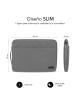 Funda Subblim Urban Laptop Sleeve para Portátiles hasta 15.6'/ Gris