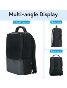 Mochila Vention KRPB0 para Portátiles hasta 15.6'/ 18L/ Impermeable/ Negra