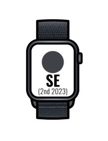 Apple Watch SE 2 Gen 2023/ GPS/ 44mm/ Caja de Aluminio Medianoche/ Correa Deportiva Loop Medianoche