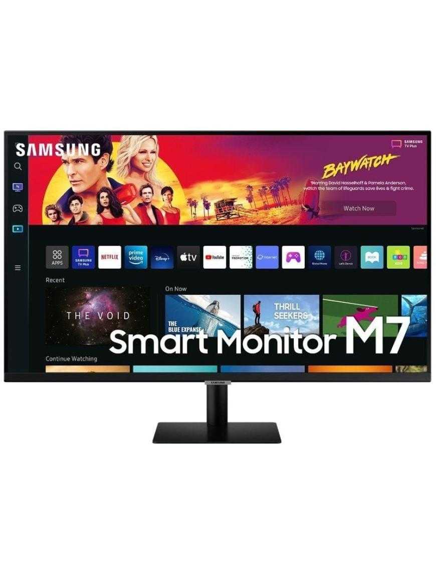 Smart Monitor Samsung M7 S32BM700UP 32'/ 4K/ Smart TV/ Multimedia/ Negro