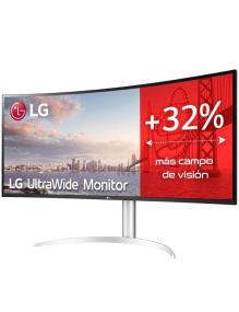 Monitor Profesional Ultrapanorámico Curvo LG 40WP95CP-W 39.7'/ 5K2K/ Multimedia/ Regulable en altura/ Plata