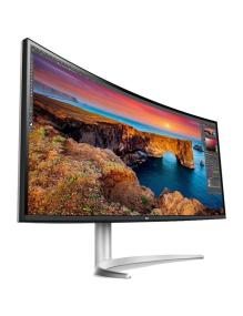 Monitor Profesional Ultrapanorámico Curvo LG 40WP95CP-W 39.7'/ 5K2K/ Multimedia/ Regulable en altura/ Plata