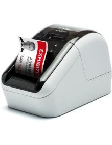 Impresora de Etiquetas Brother QL-810WC/ Térmica/ Ancho etiqueta 62mm/ USB-WiFi/ Blanca y Negra