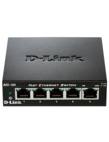 Switch D-Link DES-105 5 Puertos/ RJ-45 10/100