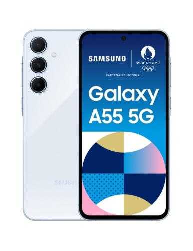 Smartphone Samsung Galaxy A55 8GB/ 256GB/ 6.6'/ 5G/ Azul Cielo