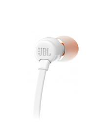 Auriculares Intrauditivos JBL Tune 110/ con Micrófono/ Jack 3.5/ Blancos