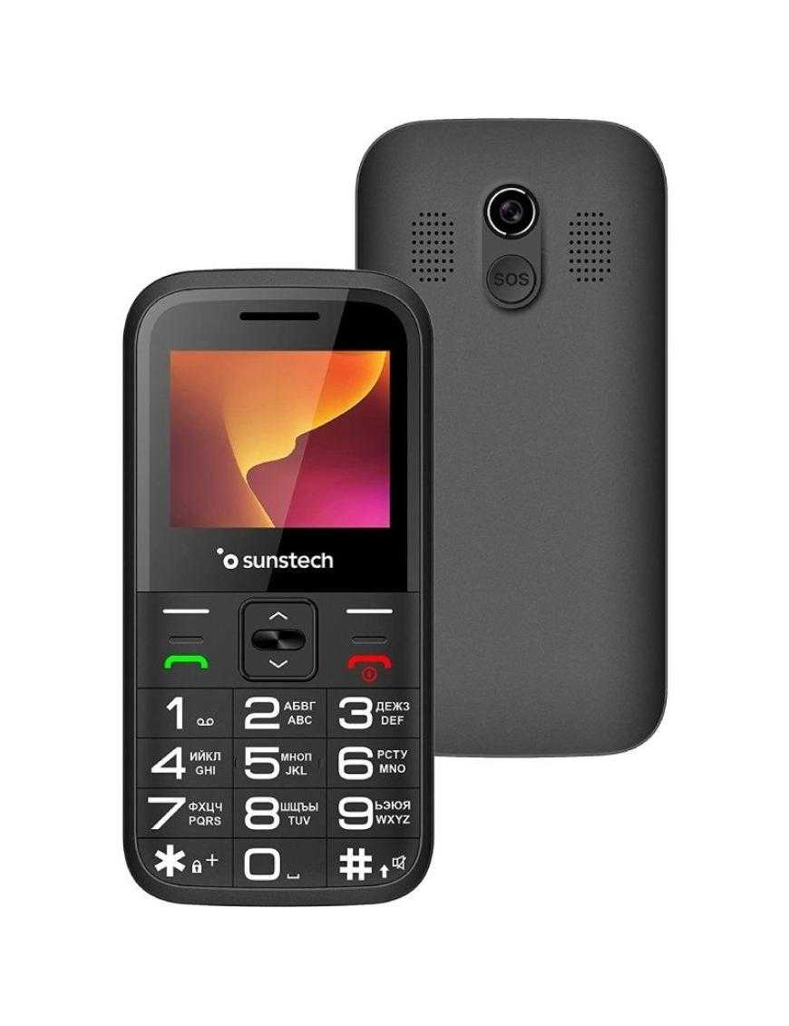 Teléfono Móvil Sunstech CEL4/ Negro