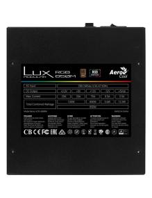 Fuente de Alimentación Aerocool LUX RGB 850M/ 850W/ Ventilador 12cm/ 80 Plus Bronze